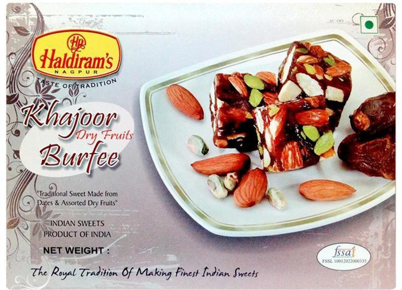 Haldiram's Khajur Dry Fruit Burfi Box(400 g)