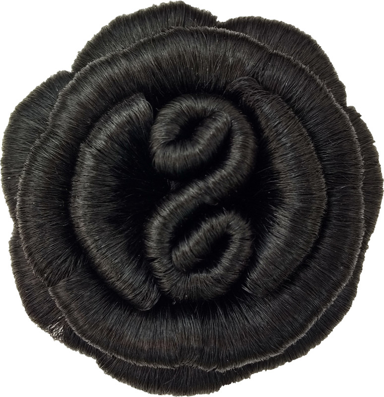 jasmina super deluxe hair style /premium hair accessories Bun(Black)
