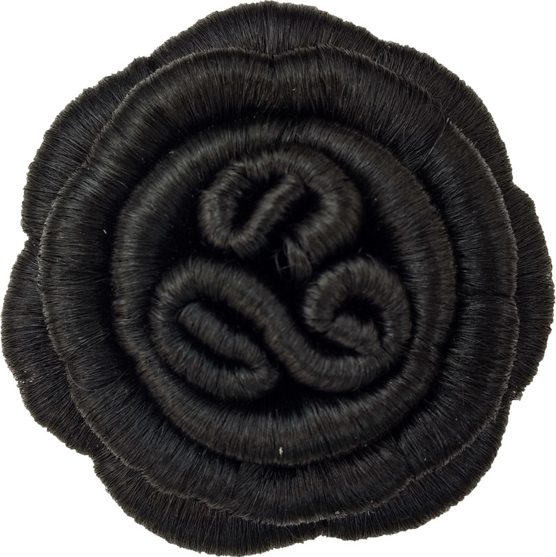 jasmina super deluxe hair style /premium hair accessories Bun(Black)