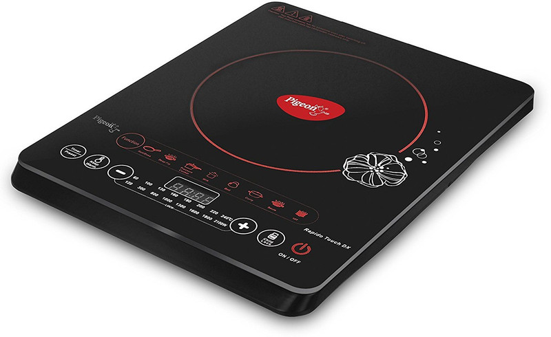 Pigeon Rapido Touch DX Induction Cooktop(Black, Touch Panel)