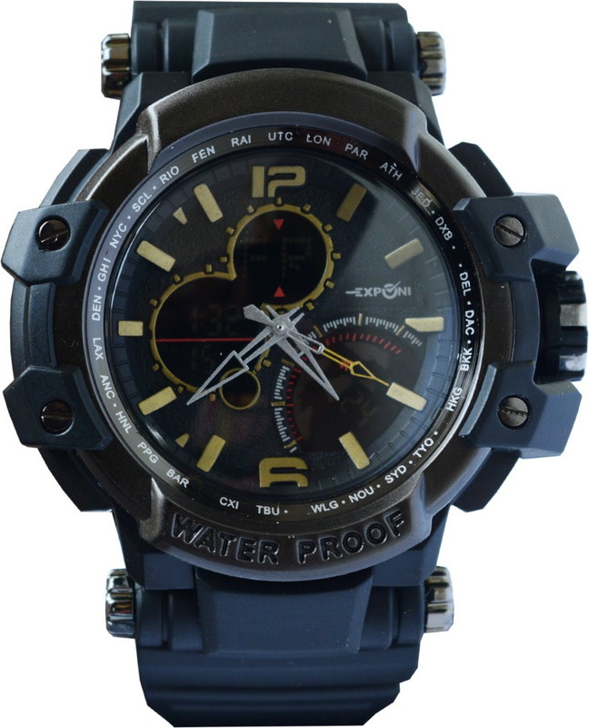 VITREND R TM New Exponi WR 20 Bar Official Look Stylish Analog Digital Analog Digital Watch For Men