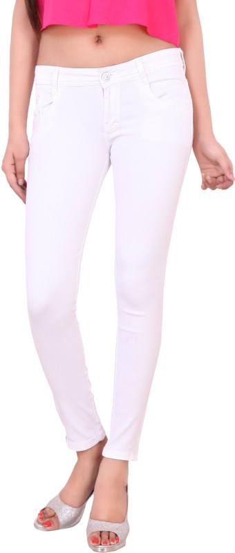 Airways Slim Women White Jeans