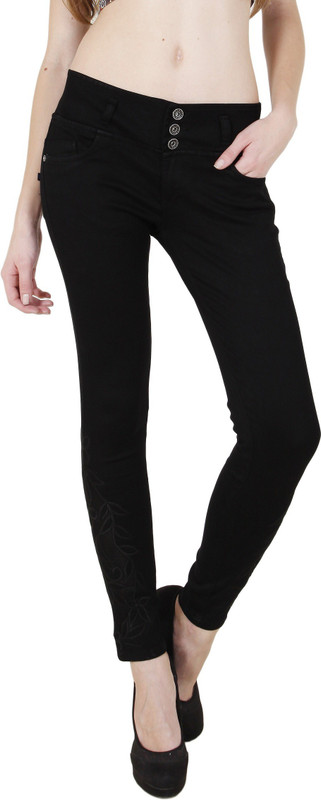 Fck-3 Slim Women Black Jeans