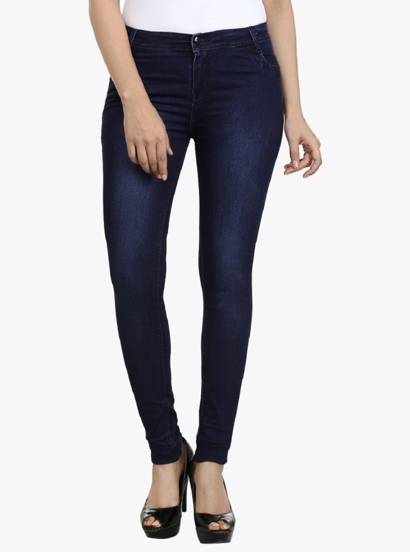 Ico Blue Star Slim Women Dark Blue Jeans