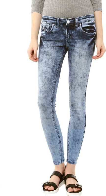 Urban Navy Skinny Women Blue Jeans