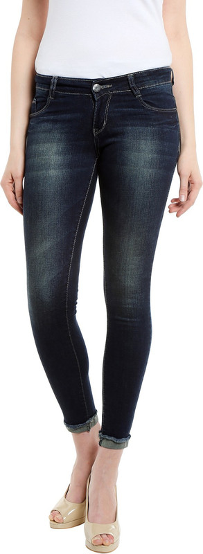 Ffungus Skinny Women Dark Blue Jeans