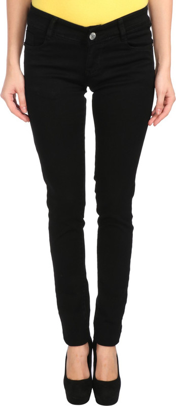Ffungus Slim Women Black Jeans
