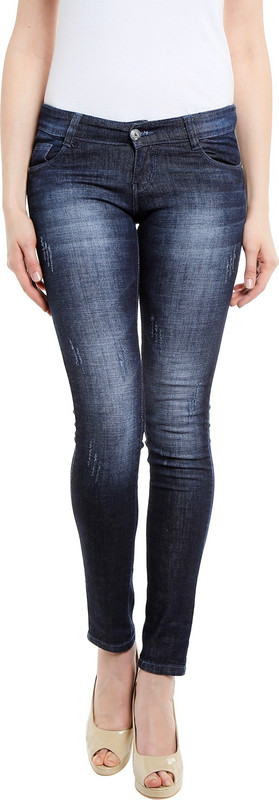 Ffungus Slim Women Dark Blue Jeans