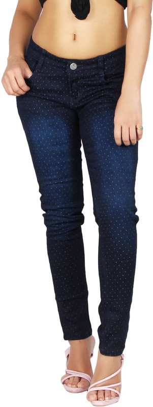 Fashion Stylus Skinny Women Dark Blue Jeans