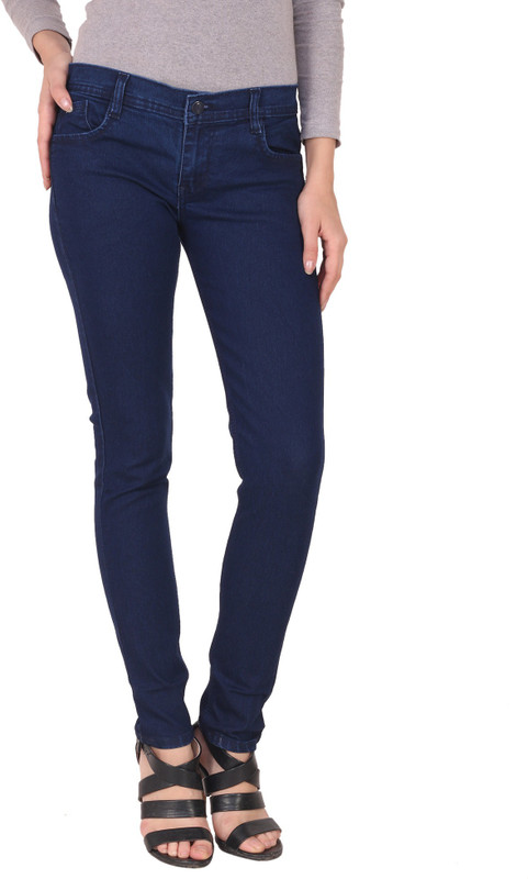 Manash Fashion Slim Women Blue Jeans