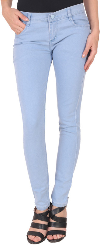 Manash Fashion Skinny Women Light Blue Jeans