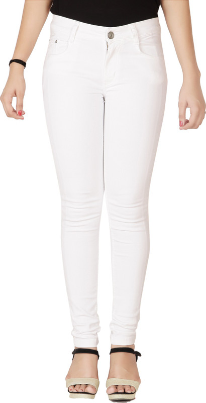 Flirt NX Skinny Women White Jeans