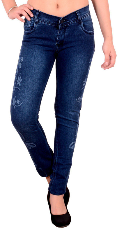 Blinkin Slim Women Dark Blue Jeans
