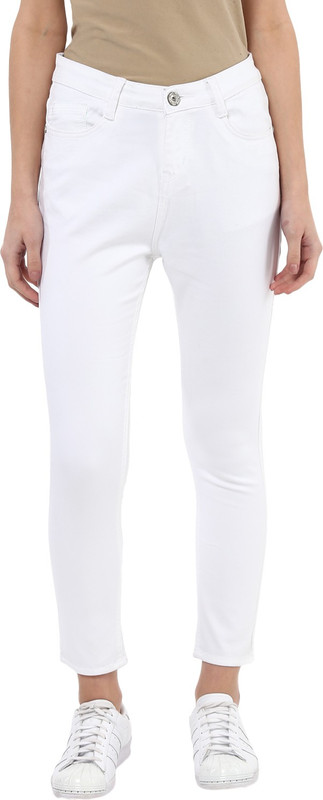 Urban Navy Skinny Women White Jeans