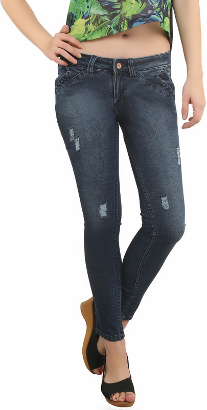 Bat Regular Women Dark Blue Jeans