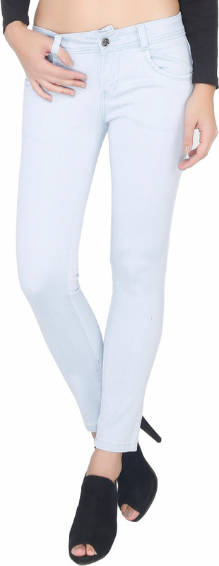 Bat Slim Women Light Blue Jeans