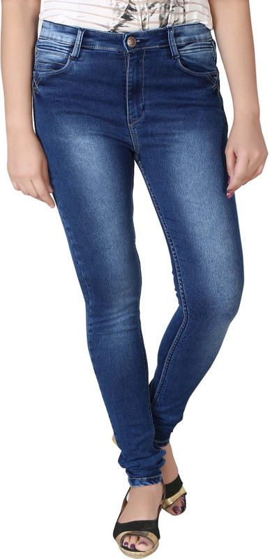 Prankster Skinny Women Dark Blue Jeans