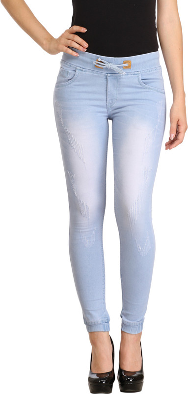 Cali Republic Jogger Fit Women Light Blue Jeans