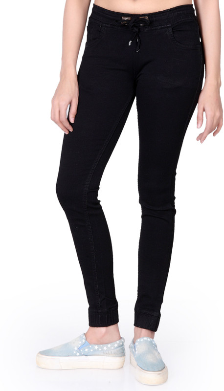 Villain Skinny Women Black Jeans