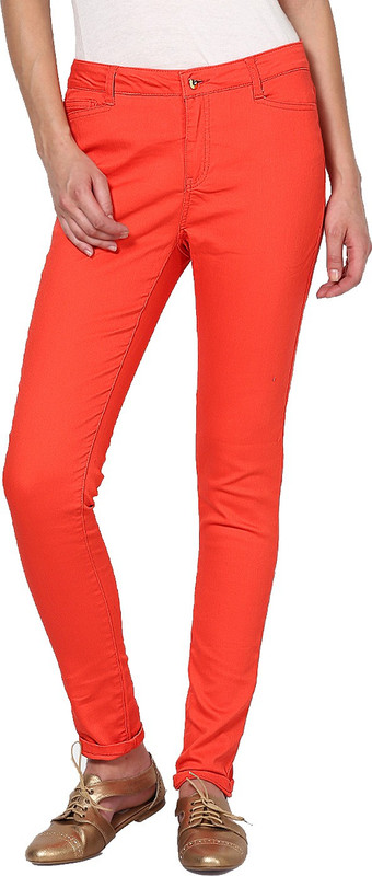 Vero Moda Slim Women Red Jeans
