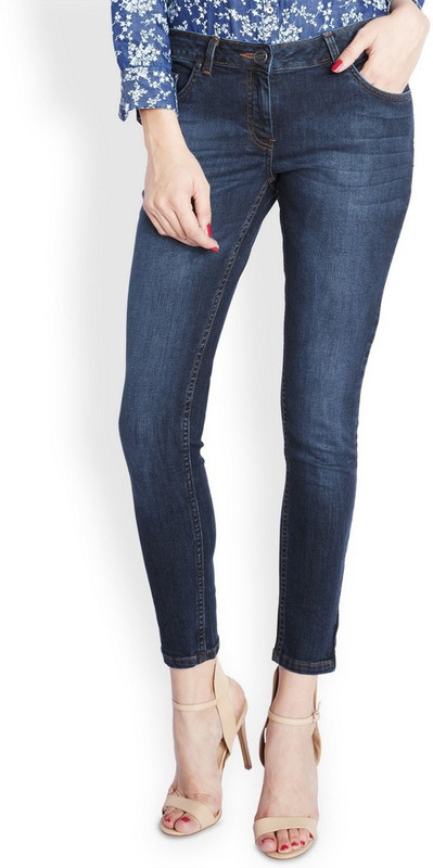 Park Avenue Slim Women Dark Blue Jeans