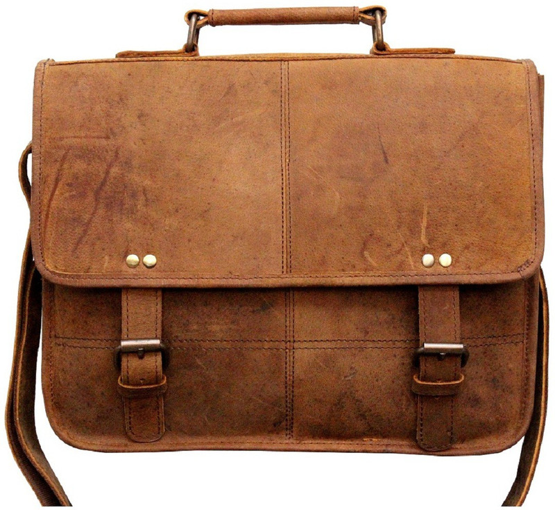 magalmurti 13 inch Laptop Messenger Bag(Brown)