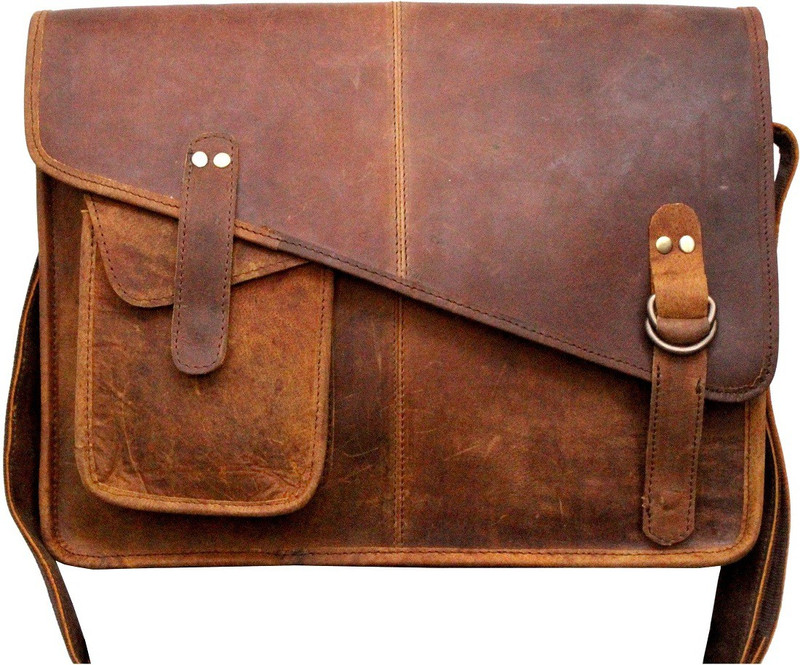 magalmurti 15 inch Laptop Messenger Bag(Brown)