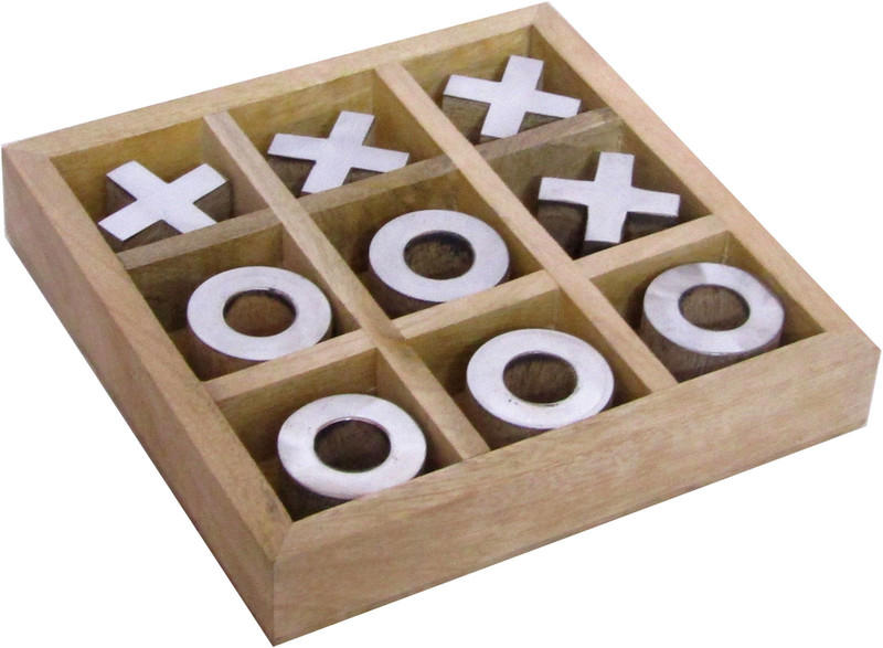 aps craft APSTC-252 flat Tic Tac Toe Board Game