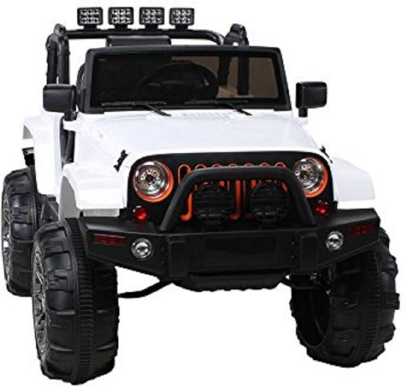 kajal toys Jeep Battery Operated Ride On(White)