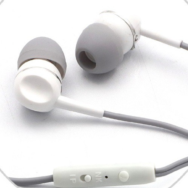 Zebronics ZEB-EM800 Wired Headset with Mic  (White, Blue, In the Ear)