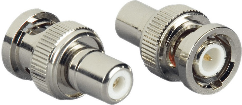 cognant BNC to RCA Connector + RCA Wire 5mtr for Audio and Video Wire Connector(Multicolor, Pack of 2)