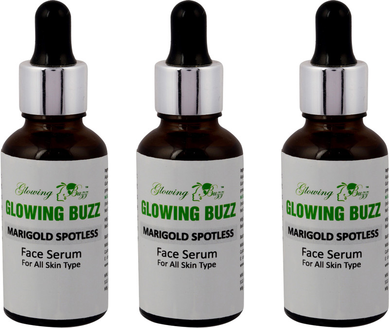 Glowing Buzz Premium combo of three Marigold Spotless Serum(90 ml)