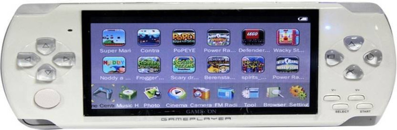 Bs Spy Original Preloaded Games PSP 1 GB with PACMAN(White)