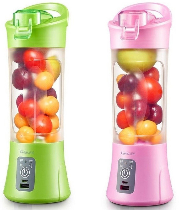 EASELIFE PRO Premium Quality USB Juicer Cup, Personal Size Rechargeable Juice Blender and Mixer, 380ml Fruit Mixing Machine with USB Charger, Upgraded 2 Blades for Superb Mixing 0 W Juicer Mixer Grinder(Multicolor, 1 Jar) EASELIFE PRO Premium Quality USB Juicer Cup, Personal Size Rechargeable Juice Blender and Mixer, 380ml Fruit Mixing Machine with USB Charger, Upgraded 2 Blades for Superb Mixing 0 W Juicer Mixer Grinder(Multicolor, 1 Jar)