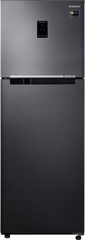 Samsung 345 L Frost Free Double Door 3 Star Convertible Refrigerator(Black Inox, RT37M5538BS-HL) Samsung 345 L Frost Free Double Door 3 Star Convertible Refrigerator(Black Inox, RT37M5538BS-HL)