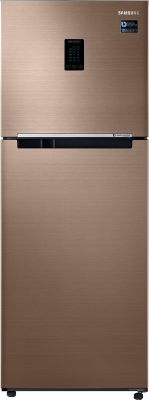 Samsung RT34M5538DP/HL Samsung 324 L Frost Free Double Door Top Mount 3 Star Refrigerator(Refined Bronze, RT34M5538DP/HL)