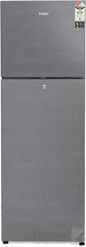 Haier 270 L Frost Free Double Door 3 Star Refrigerator(Brushline Silver, HRF-2904BS-R/E) Haier 270 L Frost Free Double Door 3 Star Refrigerator(Brushline Silver, HRF-2904BS-R/E)