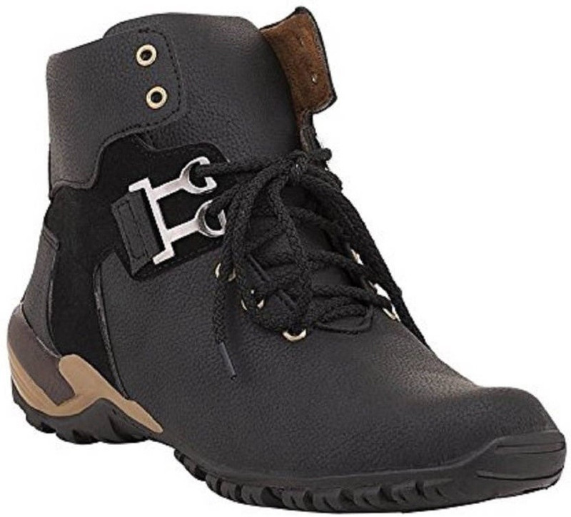 wild fashion Boots For Men(Black)