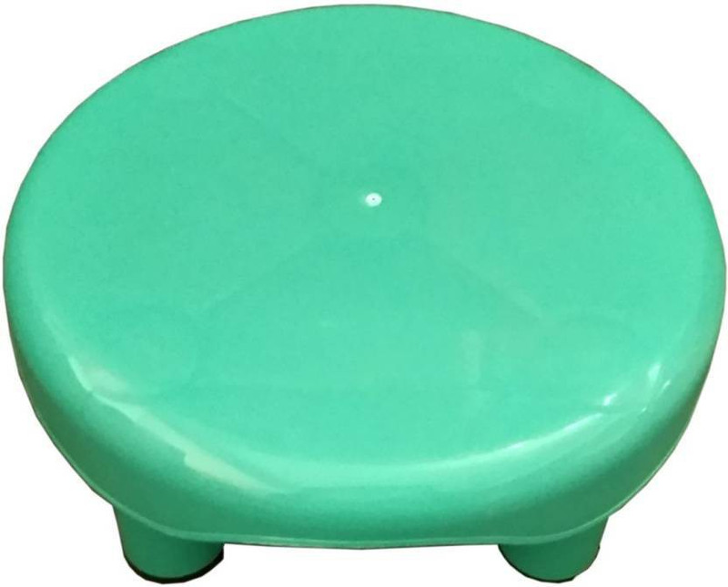 swati BATHROOM GREEN ROUND STOOL Stool(Green)