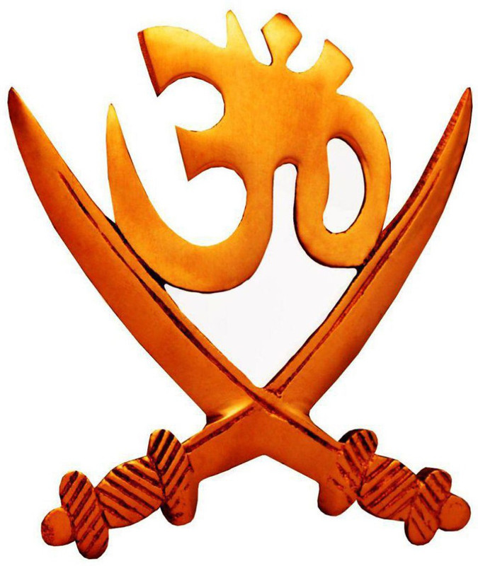 STAR SHINE OM-EMBLEM-CROSS-TALWAR-A MUDGAURD LOGO/MONOGRAM/EMBLEM/FOR ALL ROYAL ENFIELD BIKES/HOUSING DOOR Royal Enfield Emblem