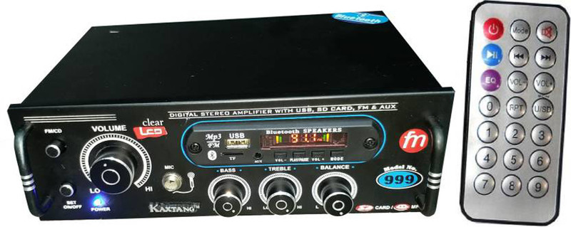 Kaxtang -999 Bluetooth Full Black Digital Stereo With BT/ USB//SD Card /FM /AUX 5000 W AV Power Amplifier(Black)