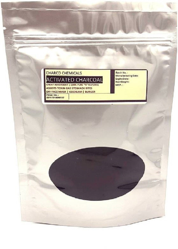charco chemicals Activated Charcoal Powder | FSSAI APPROVED | ISI Mark | 100 gm(100 g)