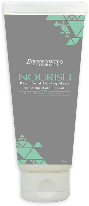 berkowits Nourish Deep Conditioning Mask - Hair Mask For Damaged & Dull Hair(50 g)
