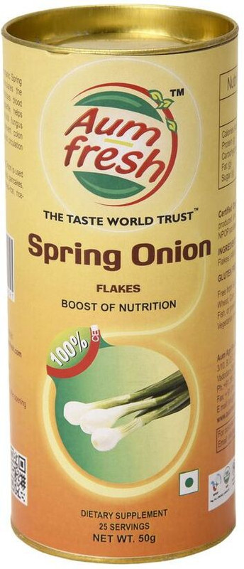 Aum Fresh Spring Onion Flakes - 100% Pure & Natural, 50 gm(50 g) Aum Fresh Spring Onion Flakes - 100% Pure & Natural, 50 gm(50 g)