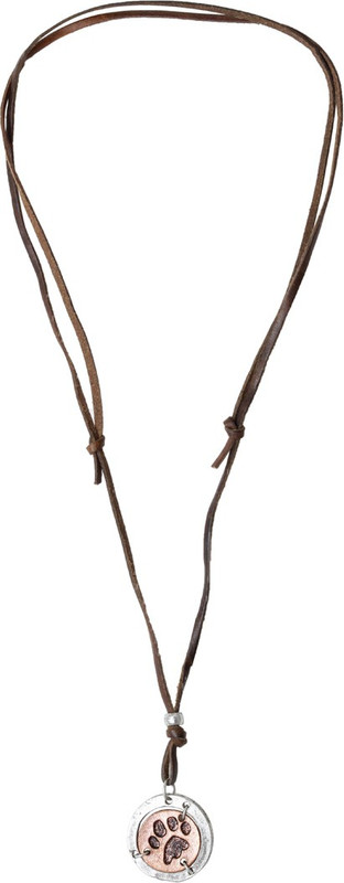 unknown by ayesha Mens Brown Pendant Necklace Leather Necklace