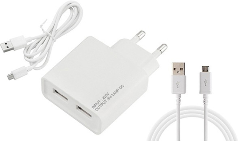 ESN 999 Wall Charger Accessory Combo for Samsung Galaxy A5(2017)(White)