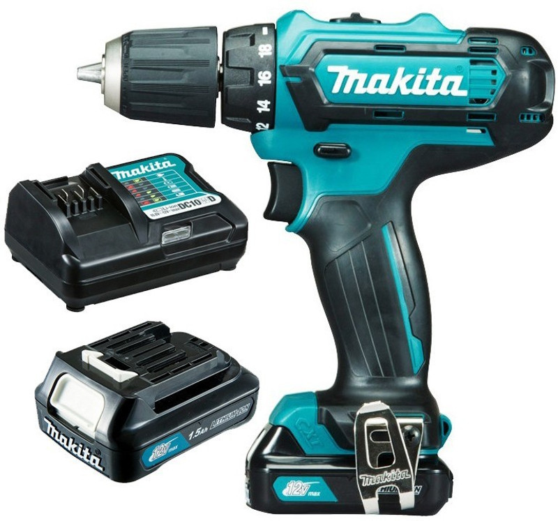MAKITA CORDLESS DRIVER DRILL DF331DWYE Pistol Grip Drill(10 mm Chuck Size)