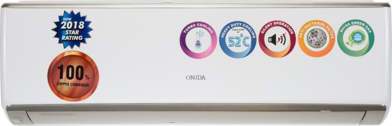 Onida 1 Ton 2 Star BEE Rating 2018 Split AC  - White(SA122GDR, Copper Condenser) RS.35790 (38.00% Off) - Flipkart