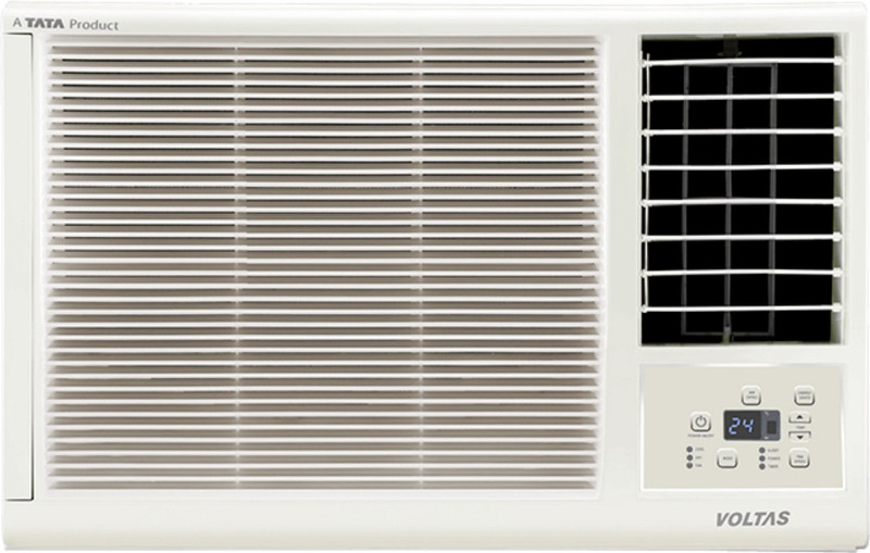 Voltas 1 Ton 3 Star Window AC - White(123LZF/123LZF (R32), Copper Condenser)