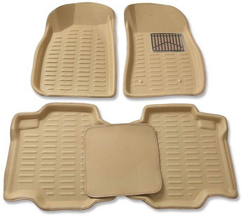 Hillton Rubber 3D Mat For Mahindra Scorpio(Beige)
